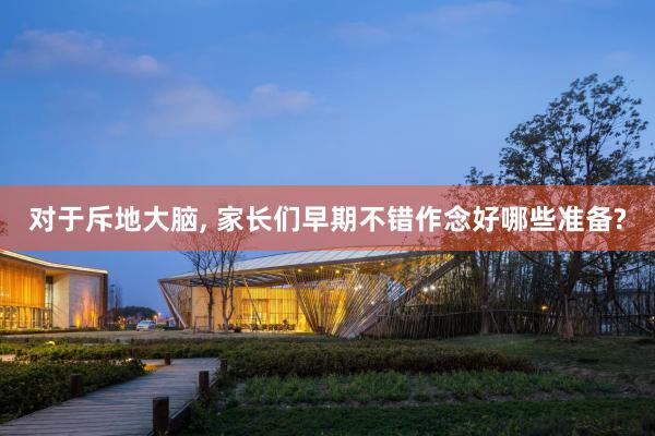 对于斥地大脑, 家长们早期不错作念好哪些准备?