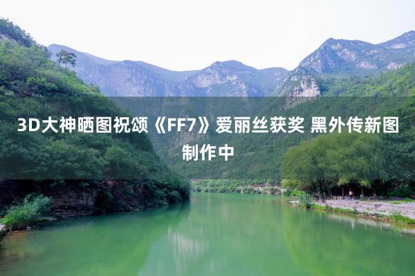 3D大神晒图祝颂《FF7》爱丽丝获奖 黑外传新图制作中
